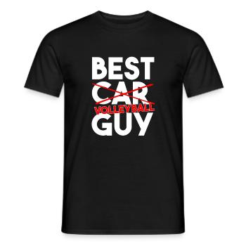 Bester lustiger Volleyball-Sportslogan - Männer T-Shirt - Schwarz - Vorne - AI Model Male 178 light (178cm)