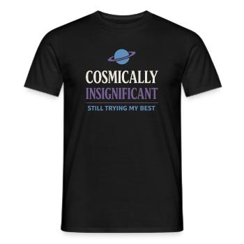 Existenzieller Humor, Nihilismus, Humor, - Männer T-Shirt - Schwarz - Vorne - AI Model Male 178 light (178cm)