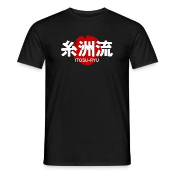 Itosu Ryu Karate Kampfsport GYM Japanisches Kanji - Männer T-Shirt - Schwarz - Vorne - AI Model Male 178 light (178cm)