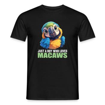 L’ère de l’ara - T-shirt homme - noir - Devant - AI Model Male 178 light (178cm)