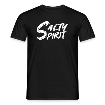 Salty Spirit Funny Sarcastic Quote Sarcasm Humor - T-shirt homme - noir - Devant - AI Model Male 178 light (178cm)