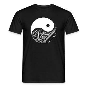 Machine Learning Deep Learning und KI-ML-Ingenieur - Männer T-Shirt - Schwarz - Vorne - AI Model Male 178 light (178cm)