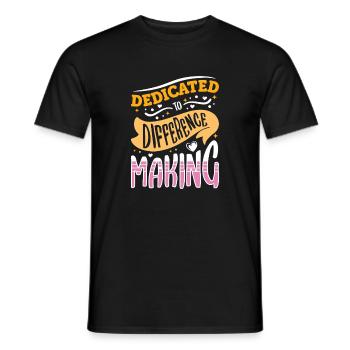 Geschenke für ESE-Lehrer - Männer T-Shirt - Schwarz - Vorne - AI Model Male 178 light (178cm)