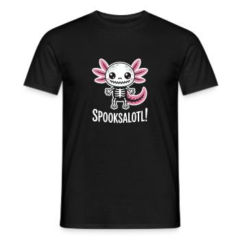 Süßes Spuk-Skelett mit Flügeln - Männer T-Shirt - Schwarz - Vorne - AI Model Male 178 light (178cm)