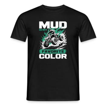 Quad ATV Garçons Hommes Quad Wheeler - T-shirt homme - noir - Devant - AI Model Male 178 light (178cm)