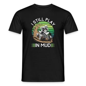 Quad ATV Garçons Hommes Quad Wheeler - T-shirt homme - noir - Devant - AI Model Male 178 light (178cm)