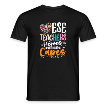 Gifts for ESE Teachers - Men's T-Shirt - black - Front - AI Model Male 178 light (178cm)
