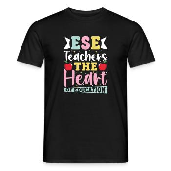 Geschenke für ESE-Lehrer - Männer T-Shirt - Schwarz - Vorne - AI Model Male 178 light (178cm)