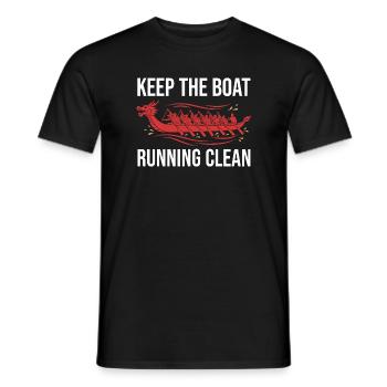 Dragon Boat Club Paddler Team Dragon Boat Gift - Men's T-Shirt - black - Front - AI Model Male 178 light (178cm)