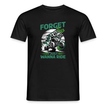 Quad ATV Garçons Hommes Quad Wheeler - T-shirt homme - noir - Devant - AI Model Male 178 light (178cm)