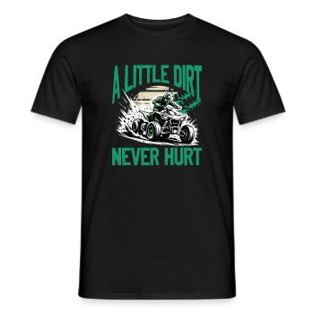 Quad ATV Garçons Hommes Quad Wheeler - T-shirt homme - noir - Devant - AI Model Male 178 light (178cm)