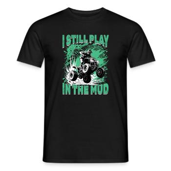 Quad ATV Garçons Hommes Quad Wheeler - T-shirt homme - noir - Devant - AI Model Male 178 light (178cm)