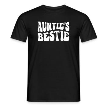 Meilleure amie de tante, idée de cadeau mignon pour filleul - T-shirt homme - noir - Devant - AI Model Male 178 light (178cm)