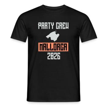 Mallorca, Party - Men's T-Shirt - black - Front - AI Model Male 178 light (178cm)