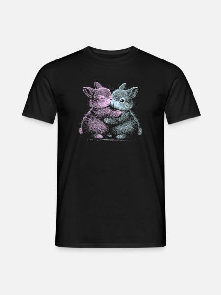 Lapin pygmée - T-shirt homme - noir