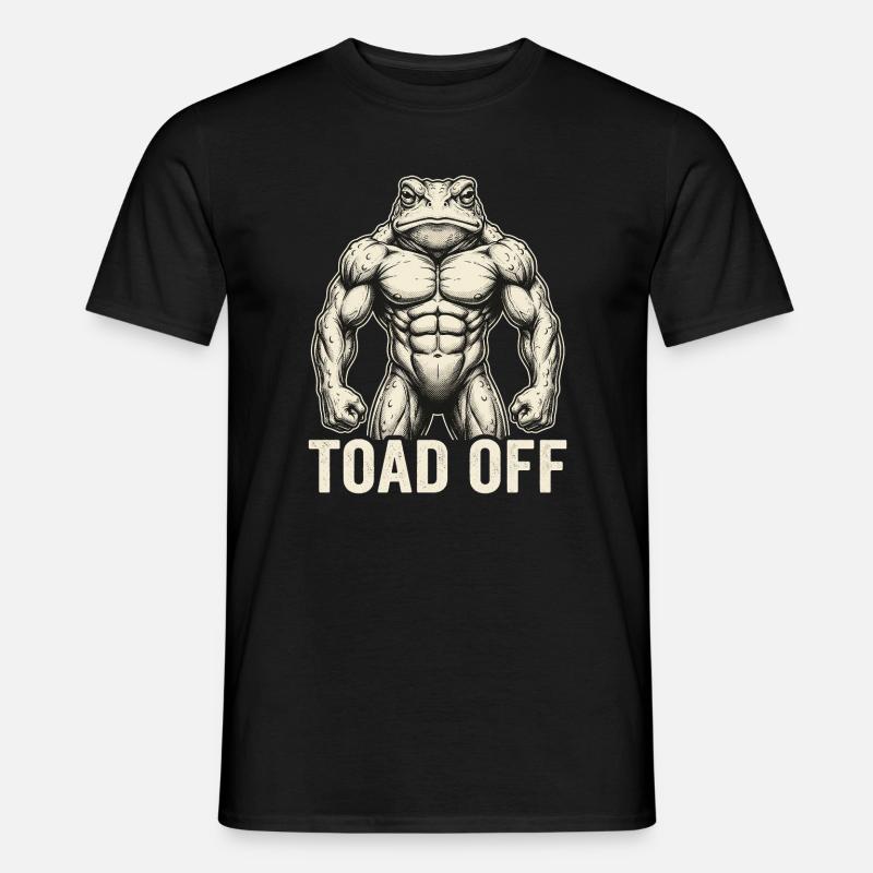 Toad Off Internet Meme Frog - Männer T-Shirt - Schwarz