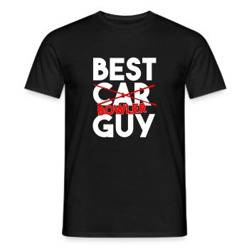 Favorite People Call Me Papa Bowler Bowling Dad - Men's T-Shirt - black - Front - AI Model Male 178 light (178cm)