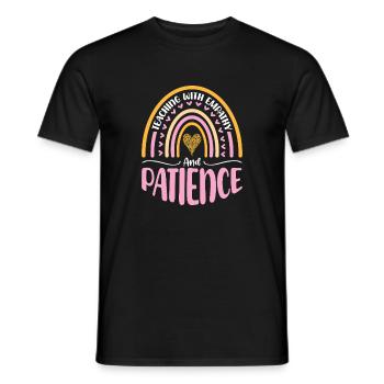 Geschenke für ESE-Lehrer - Männer T-Shirt - Schwarz - Vorne - AI Model Male 178 light (178cm)