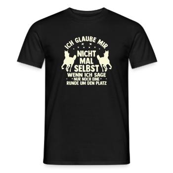 Reiten Pferdeliebhaber Reiterhof Pferde - Männer T-Shirt - Schwarz - Vorne - AI Model Male 178 light (178cm)