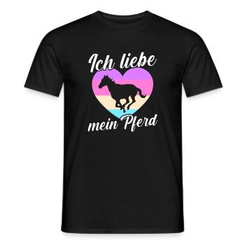 Reiten Pferdeliebhaber Reiterhof Pferde - Männer T-Shirt - Schwarz - Vorne - AI Model Male 178 light (178cm)