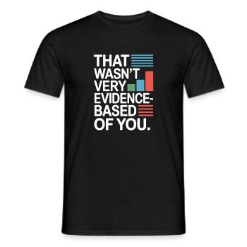Ce n’était pas un docteur nerd de laboratoire de médecine basé sur des preuves - T-shirt homme - noir - Devant - AI Model Male 178 light (178cm)