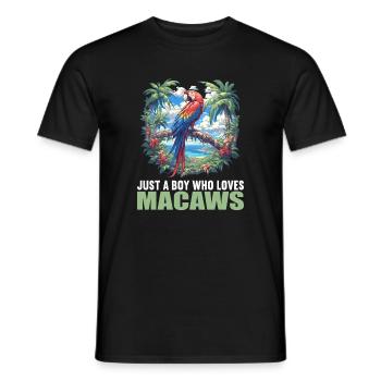 L’ère de l’ara - T-shirt homme - noir - Devant - AI Model Male 178 light (178cm)