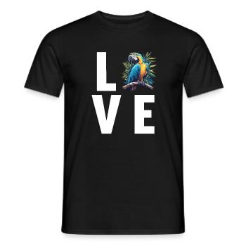 L’ère de l’ara - T-shirt homme - noir - Devant - AI Model Male 178 light (178cm)