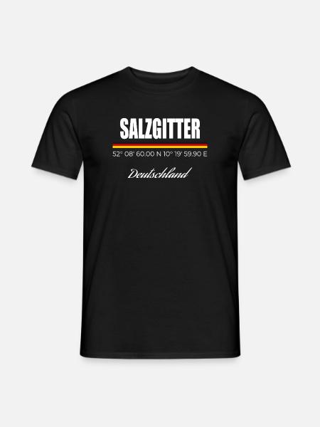 Salzgitter - Männer T-Shirt - Schwarz