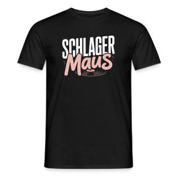 Schlager Maus Party Crew JGA Frauen Schlagermaus - Männer T-Shirt - Schwarz - Vorne - AI Model Male 178 light (178cm)