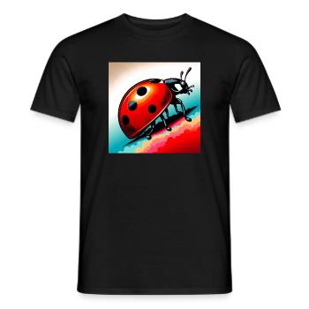 ladybird - Men's T-Shirt - black - Front - AI Model Male 178 light (178cm)