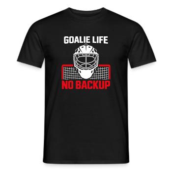 Hockey Goalie Geschenk Goalie Life Hockey Goalie - Männer T-Shirt - Schwarz - Vorne - AI Model Male 178 light (178cm)
