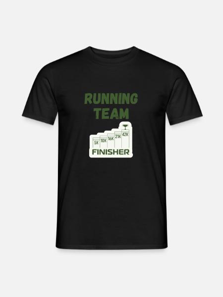 Running Team - Männer T-Shirt - Schwarz