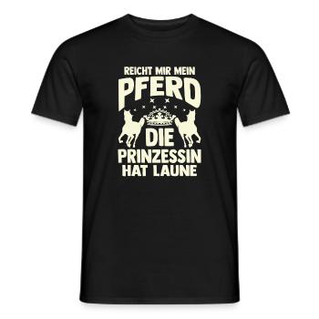Reiten Pferdeliebhaber Reiterhof Pferde - Männer T-Shirt - Schwarz - Vorne - AI Model Male 178 light (178cm)