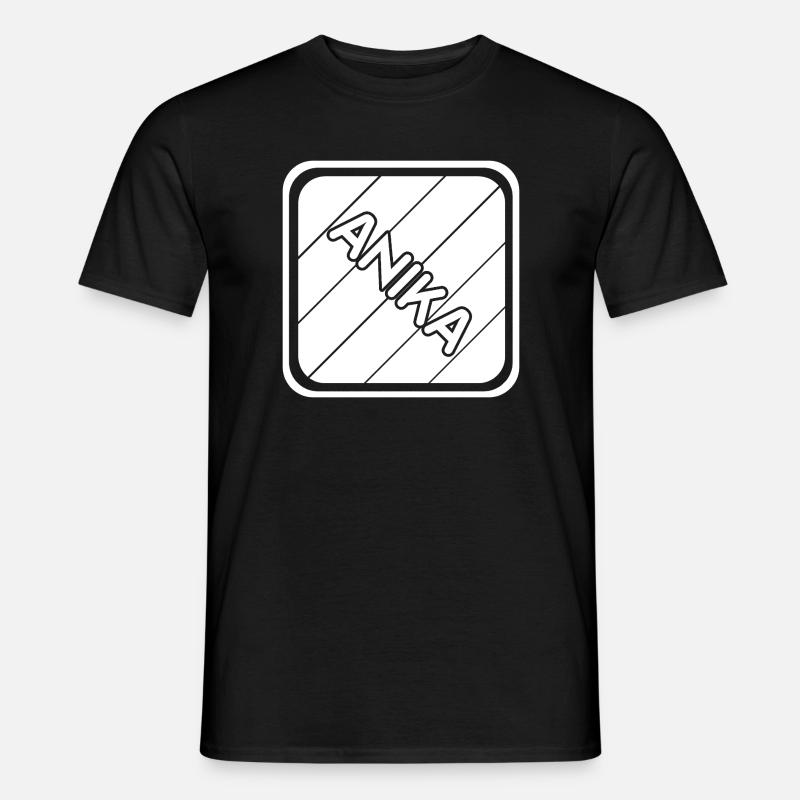 Anika as a first name - Men’s T-shirt - black