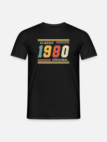 Classic 1980 original 1980 - Men's T-Shirt - black