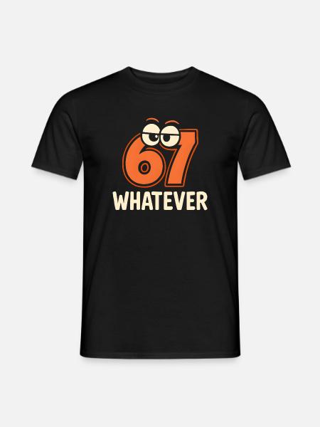 Six Seven Vad som helst Italiensk hjärnröta humormeme - T-shirt herr - svart