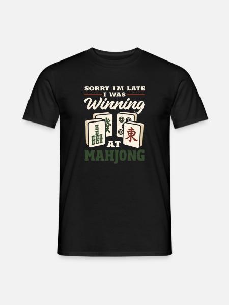 It's Mahjong Time - Men's T-Shirt - black