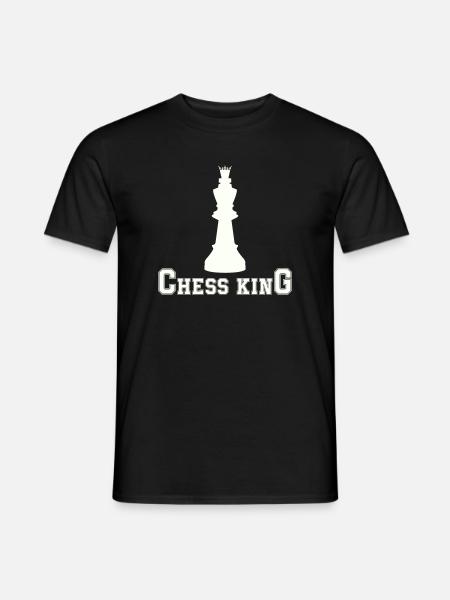 chess_king - T-shirt homme - noir