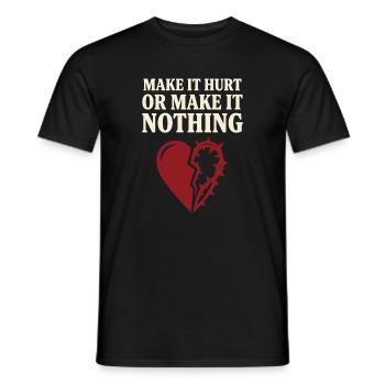 Vampirische Romantische Romantik Goth Dunkle - Männer T-Shirt - Schwarz - Vorne - AI Model Male 178 light (178cm)