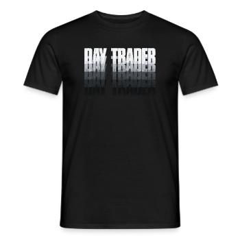 Day Trader Stock Market Stock Market Trader - Men's T-Shirt - black - Front - AI Model Male 178 light (178cm)