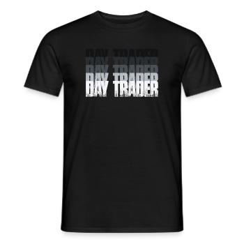 Day Trader Stock Market Stock Market Trader - Men's T-Shirt - black - Front - AI Model Male 178 light (178cm)