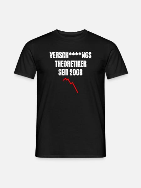 Verschwörungstheoretiker Wirtschaft - Männer T-Shirt - Schwarz
