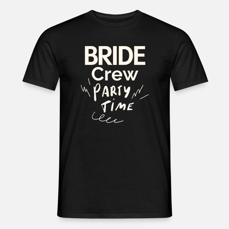 Bride Crew - Männer T-Shirt - Schwarz