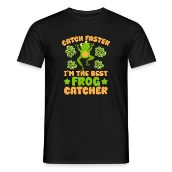 Frog Catcher The Best Frog Catcher Frog - Männer T-Shirt - Schwarz - Vorne - AI Model Male 178 light (178cm)