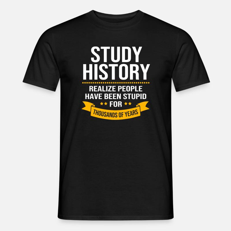 Historisk historikers historie - Mænd T-shirt - sort