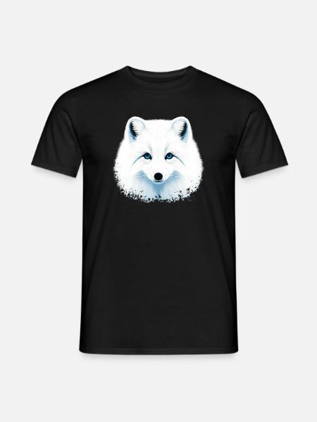 Arctic fox - Men's T-Shirt - black