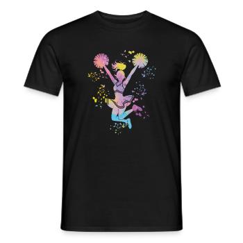 Cheerleader Cheer Mom Cheerleading - Männer T-Shirt - Schwarz - Vorne - AI Model Male 178 light (178cm)