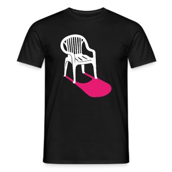 Monobloc – design classics for every occasion - Men's T-Shirt - black - Front - AI Model Male 178 light (178cm)