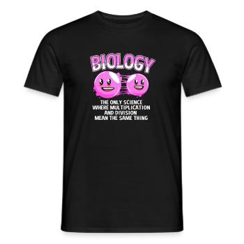 Formule structurale de la molécule - T-shirt homme - noir - Devant - AI Model Male 178 light (178cm)