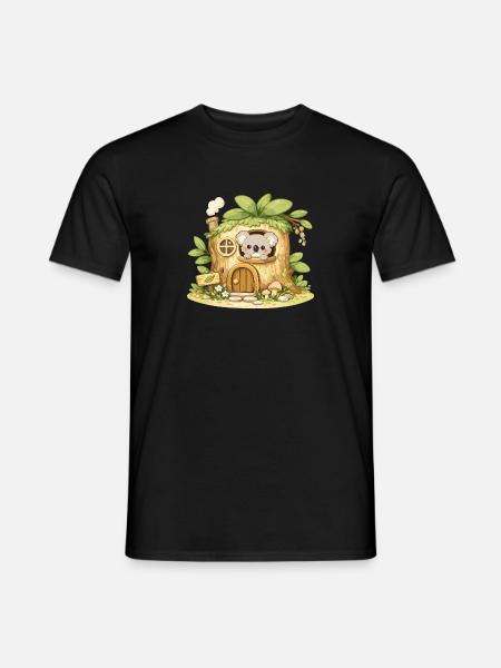 Forest House Koala Adventure - Men's T-Shirt - black